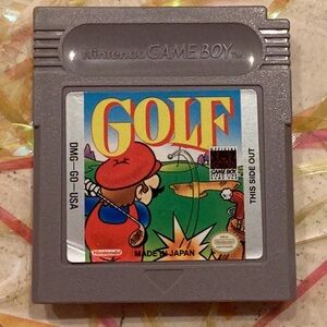 Mario Golf Nintendo Gameboy Game Game Boy Authentic 1990
